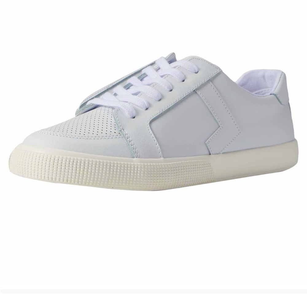 Ralph Lauren Jennefer Action leather sneakers, Women size 9, White